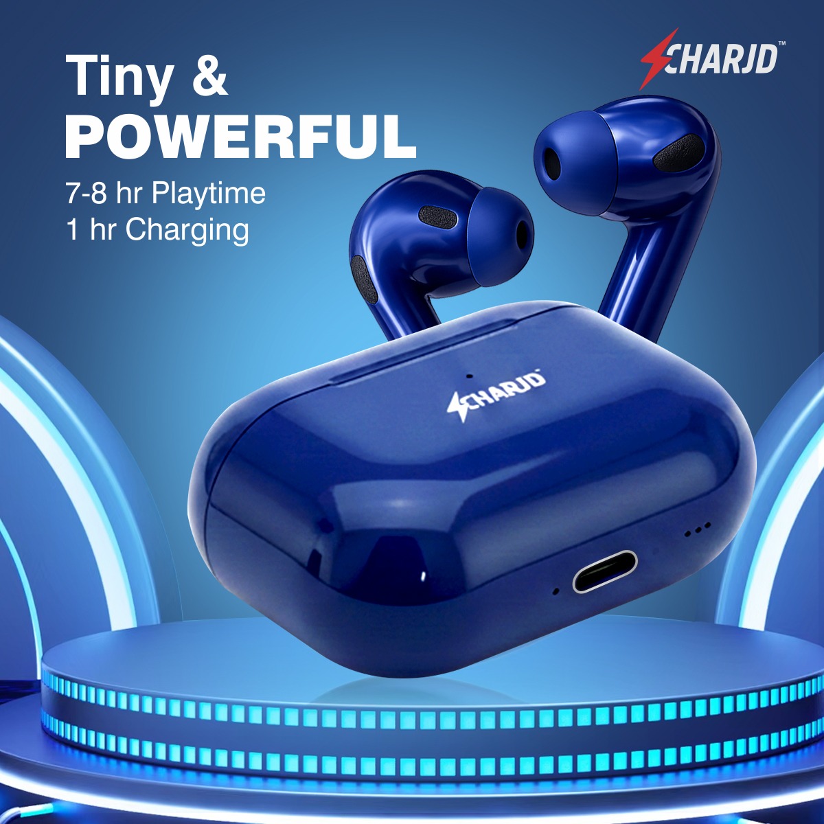 CHARJD AirPower TWS Earbuds | 24H Playtime, Deep Bass & ENC - Image 3